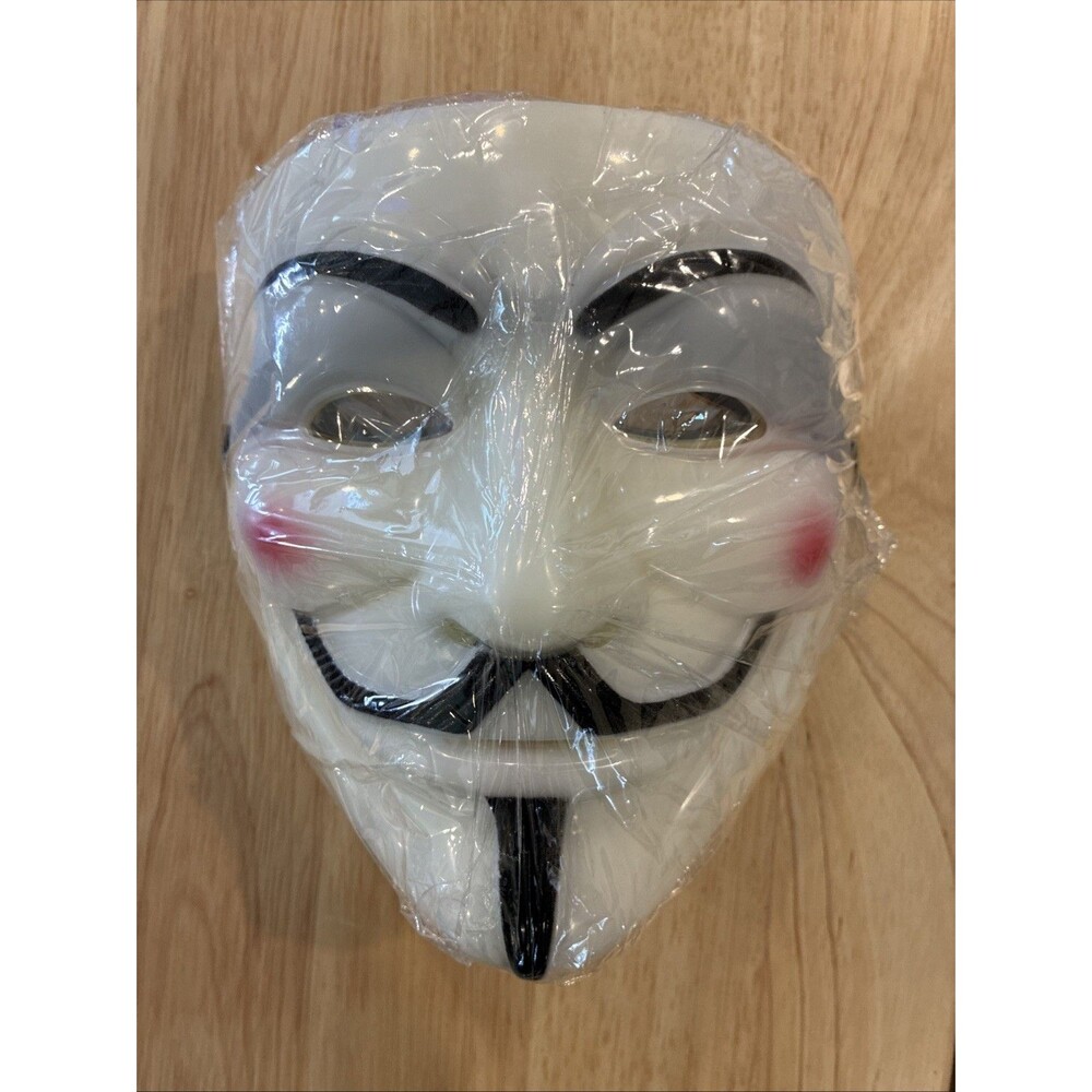 V for Vendetta Guy Fawkes Anonymous Masks Set of 5 Colors NEW SEALED